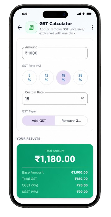 Calculator Pro Mockup 1